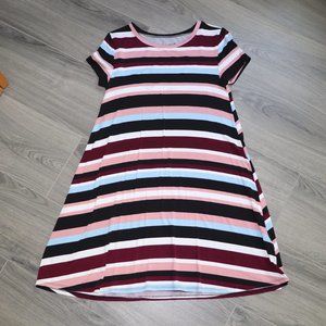 Striped T-Shirt Dress